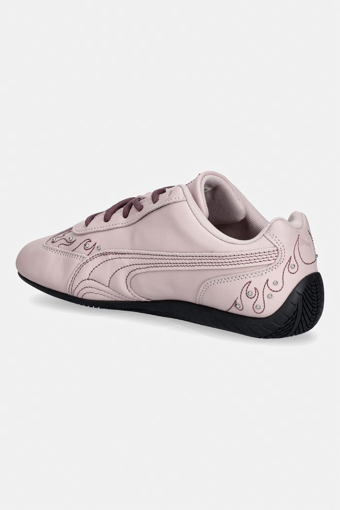 Obuwie Puma Speedcat Embellished sneakersy damskie skórzane 407256 fioletowy