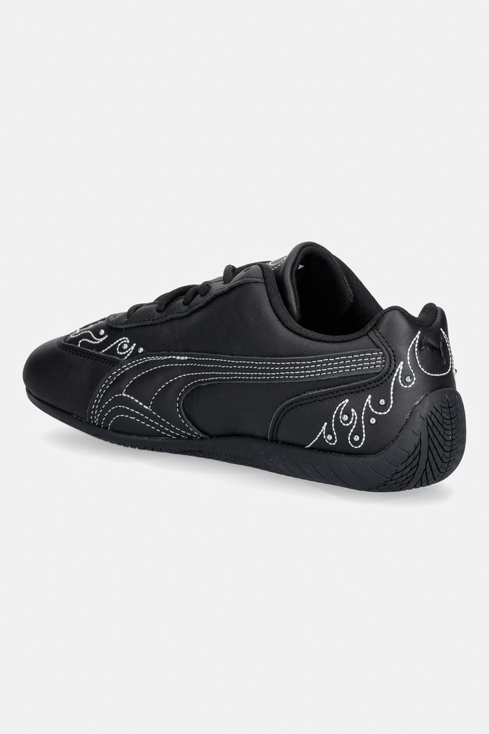 Obuwie Puma Speedcat Embellished sneakersy damskie skórzane 407256 czarny