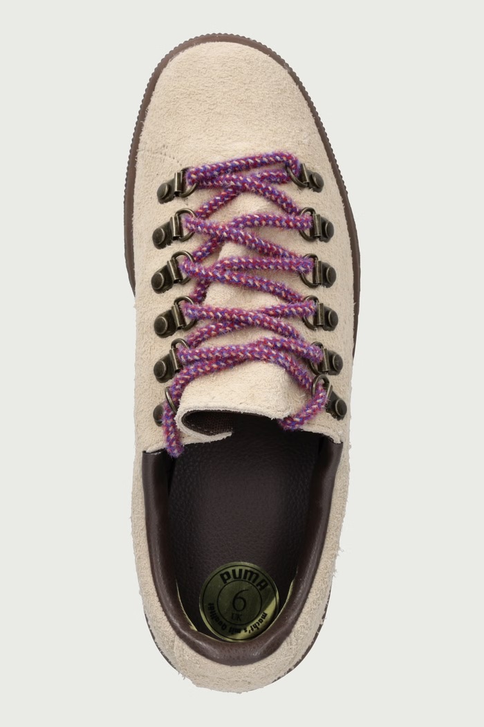 Suede Hike sneakersy damskie skórzane Puma 407166 beżowy