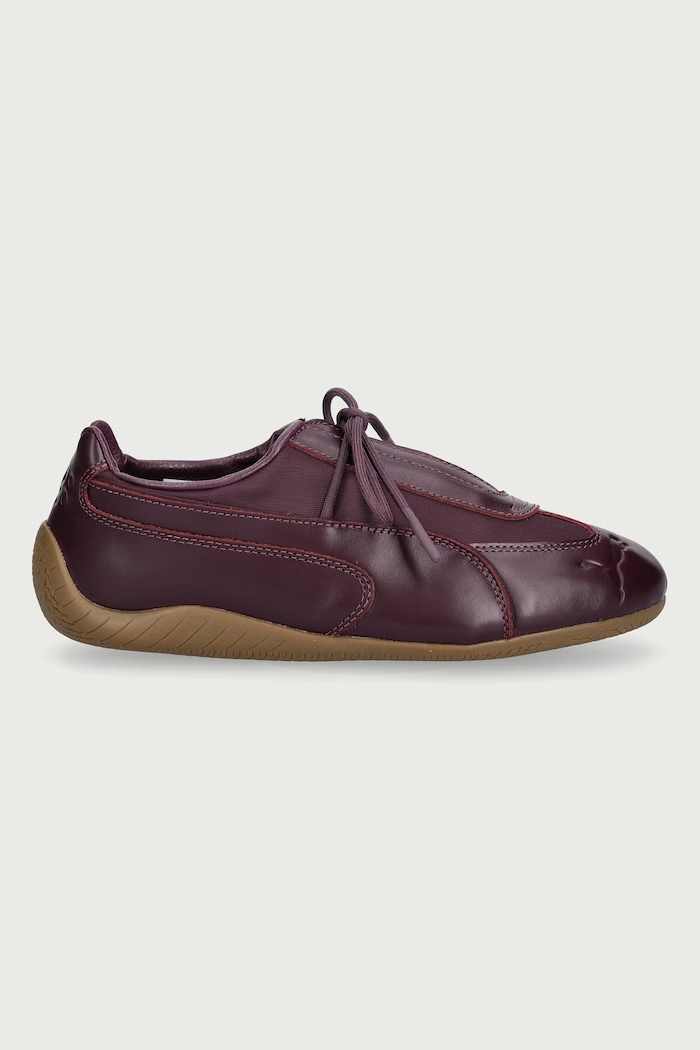 Puma Speedcat Slipon Danielle Cathari sneakersy damskie skórzane 407088 bordowy AW26