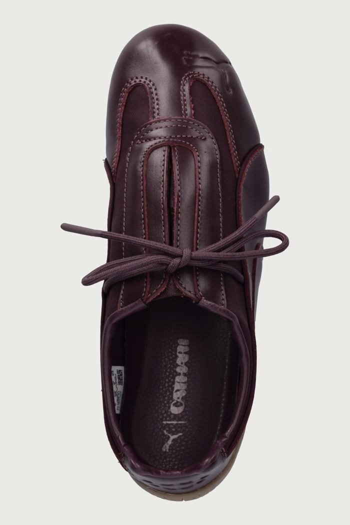 Speedcat Slipon Danielle Cathari sneakersy damskie skórzane Puma 407088 bordowy