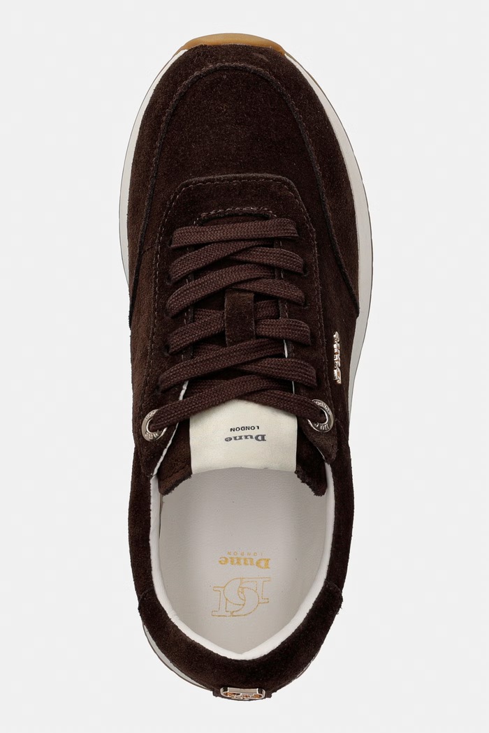 Dune London ETTAH sneakers γυναικεία σουέτ καφέ 2026510780008330