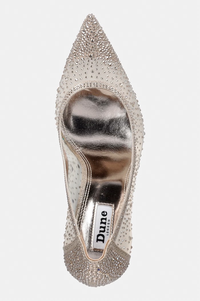 Dune London obuv s ihličkovým opätkom BRIGHTEST zlatá 0084500620015393