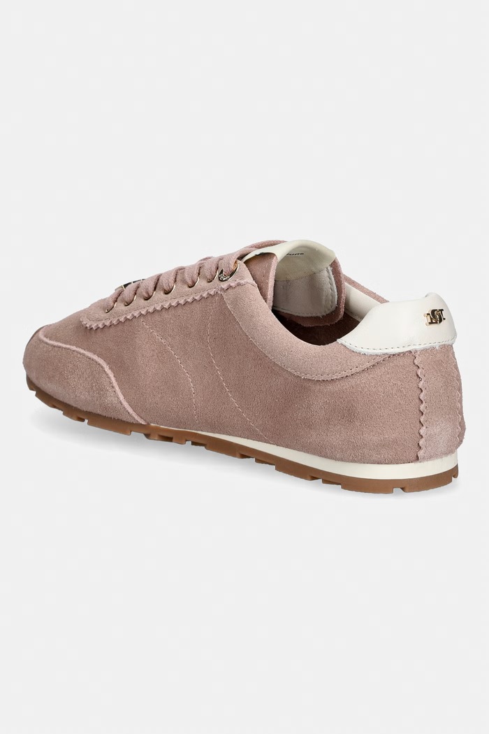 Παπούτσια Dune London EVALINNA sneakers γυναικεία σουέτ 2026510780013219 ροζ