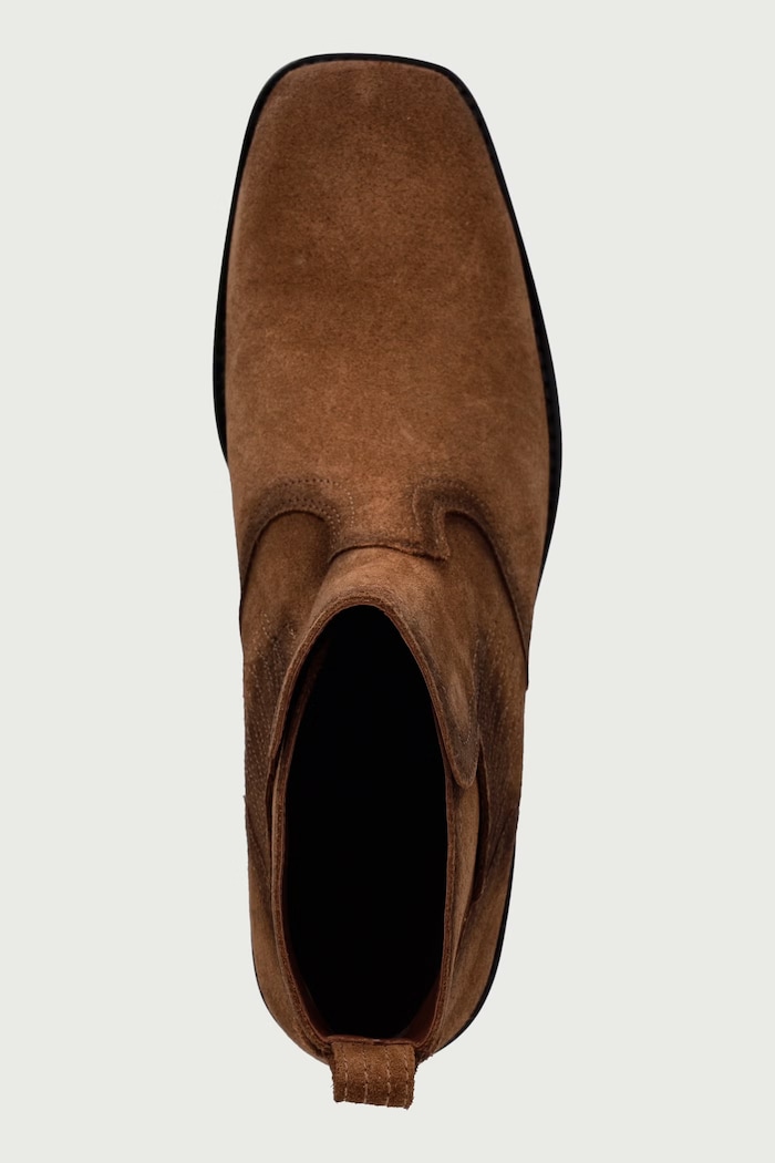 Botki damskie zamszowe Igata Suede Zadig&Voltaire SWCT02150 brązowy