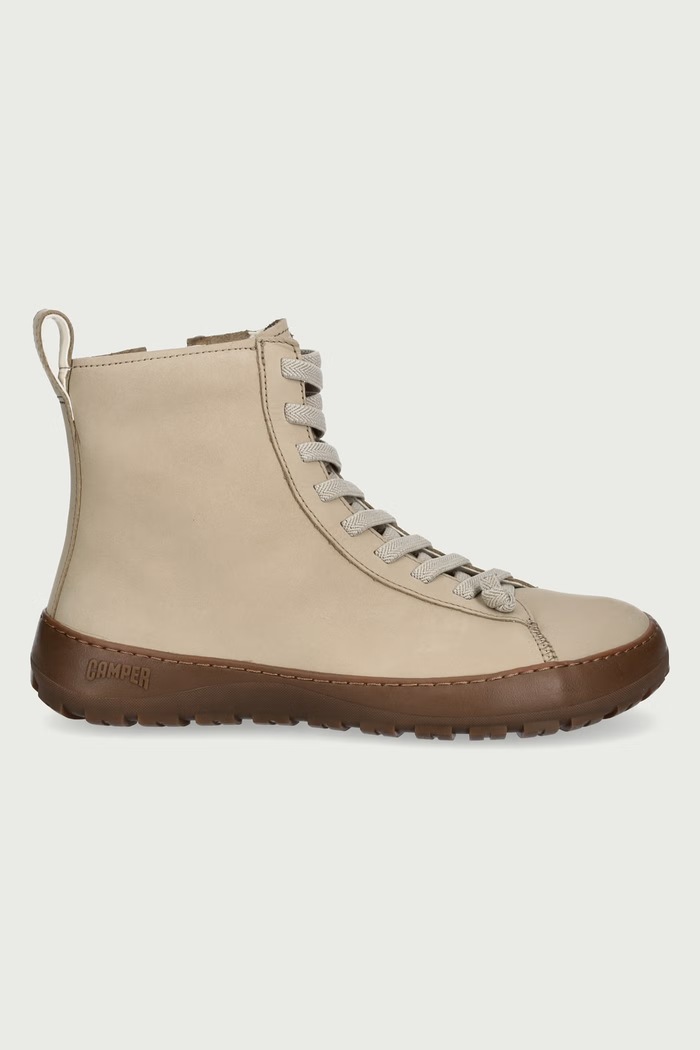 Camper Peu Serra tenisice za žene od kože K400870.002 bež AW26