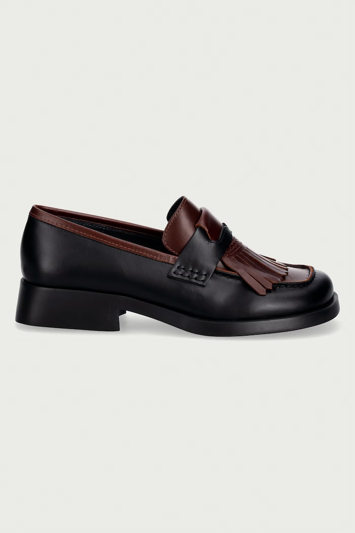 Scarpe Camper mocassini da donna in pelle TWS K201996.002 marrone