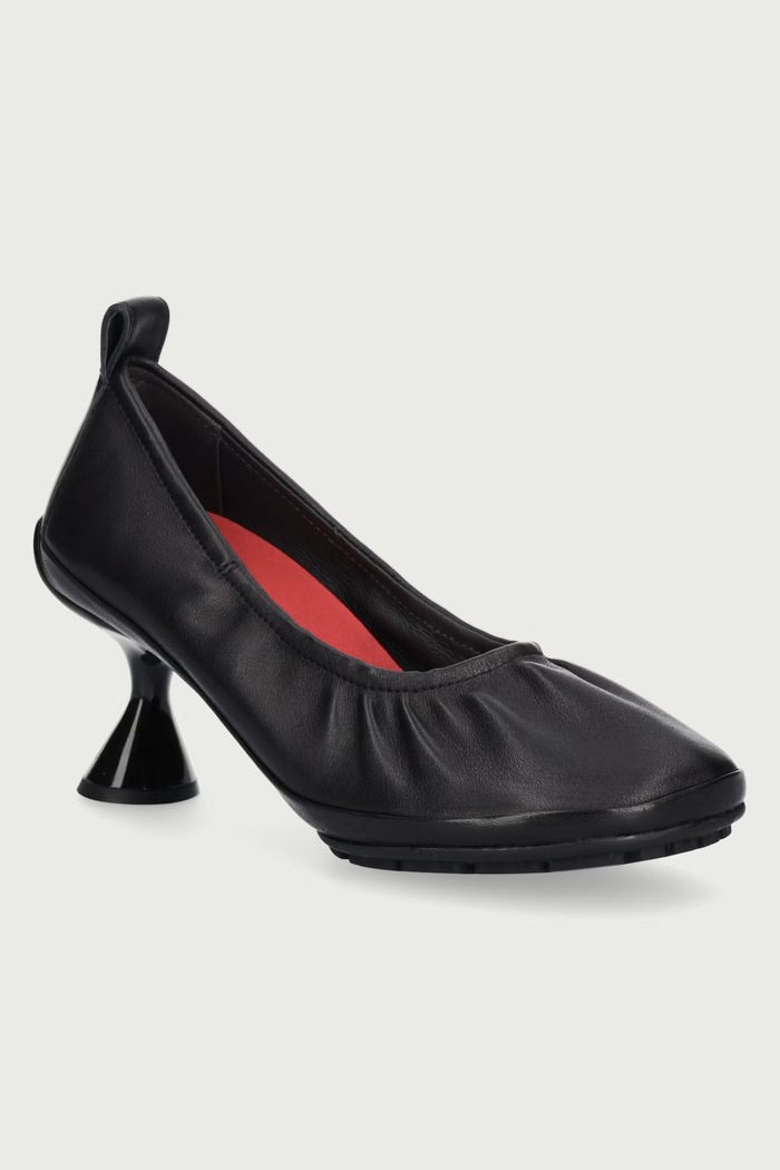 Camper Στιλέτο δερμάτινο Right Left μαύρο K201976.001