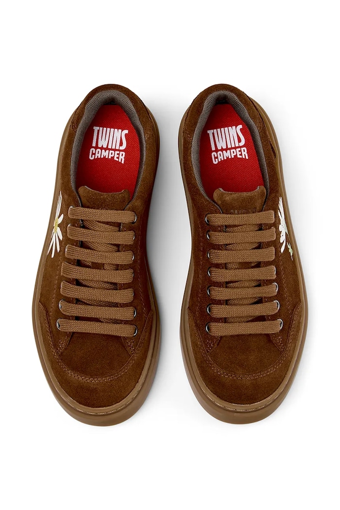 TWS sneakersy damskie zamszowe Camper K201907.015 brązowy