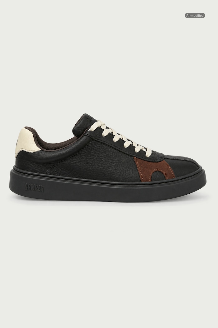 Camper TWS sneakersy damskie skórzane K201909.006 czarny AW26