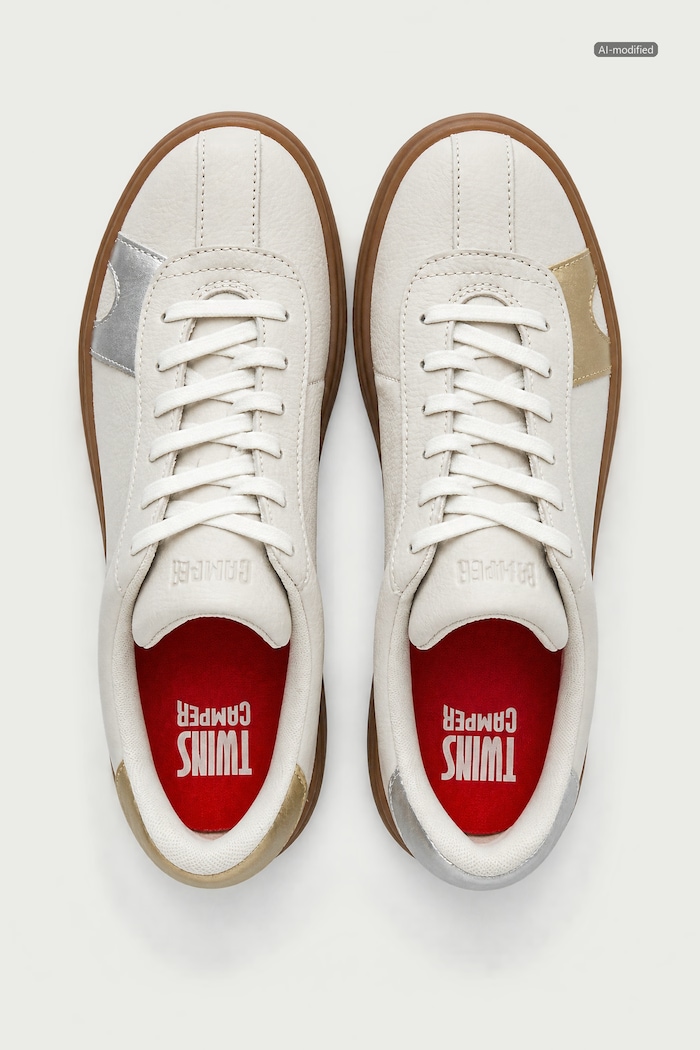 TWS sneakers dámske kožené Camper K201909.005 béžová