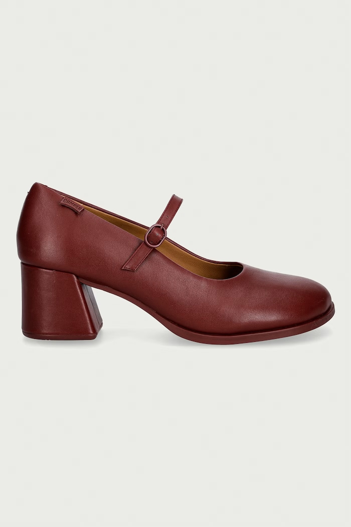 Camper salonke usnjene Kora K201799.009 bordo AW26