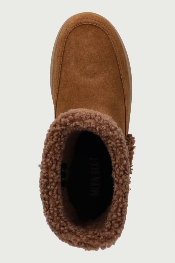 MB LTRACK TINA cizme de zăpadă pentru femei din piele întoarsă Moon Boot 80D2450240.M008 maro