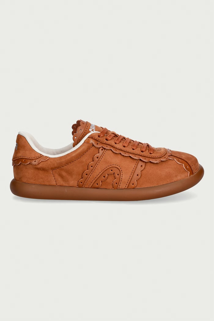 Camper Pelotas Soller кроссовки для женщин нубуковые K201971.003 коричневый AW26