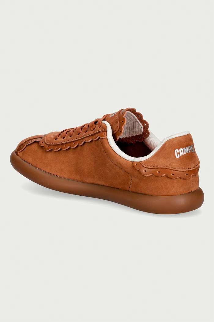Обувь Camper Pelotas Soller кроссовки для женщин нубуковые K201971.003 коричневый