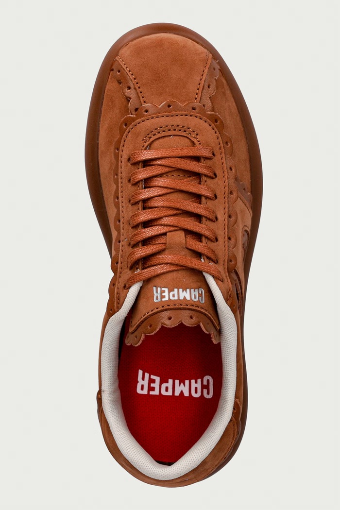 Camper Pelotas Soller sneakers γυναικεία nubuck καφέ K201971.003