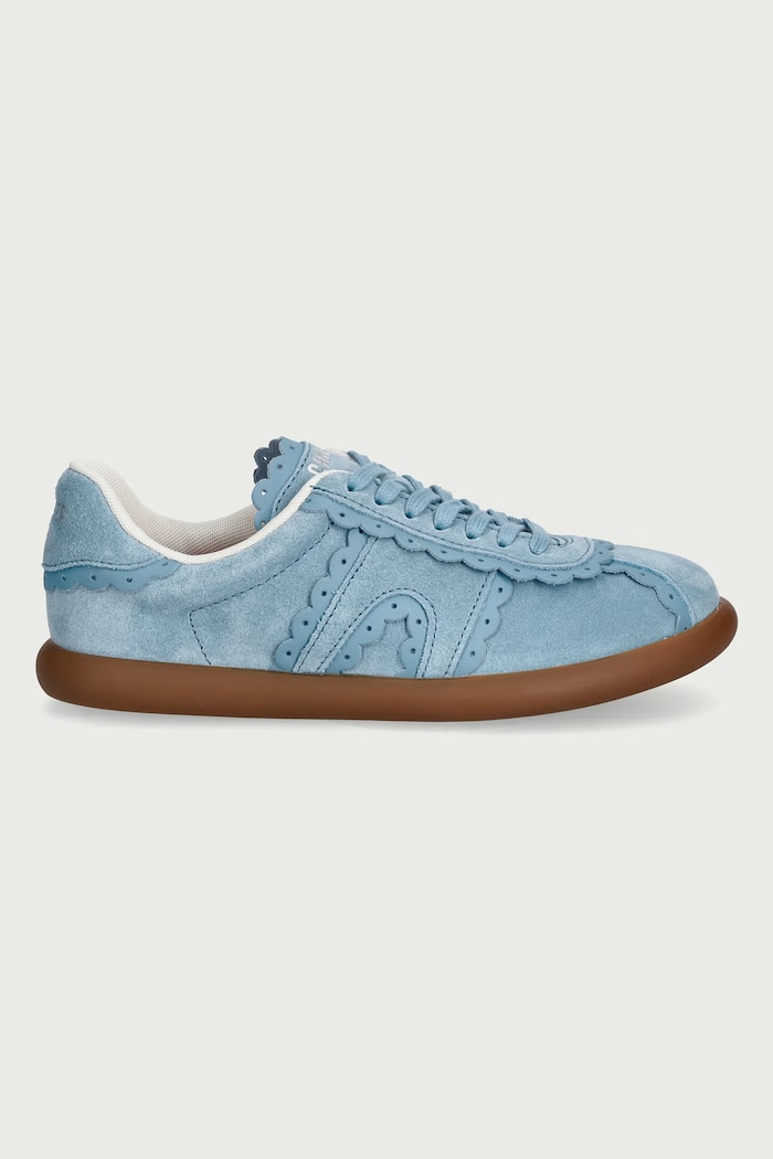 Camper Pelotas Soller sneakersy damskie zamszowe K201971.002 niebieski AW26