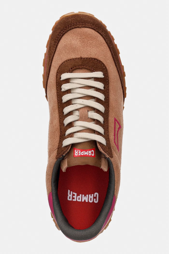 Camper Drift Walk sneakers da donna in scamoscio marrone K201885.008