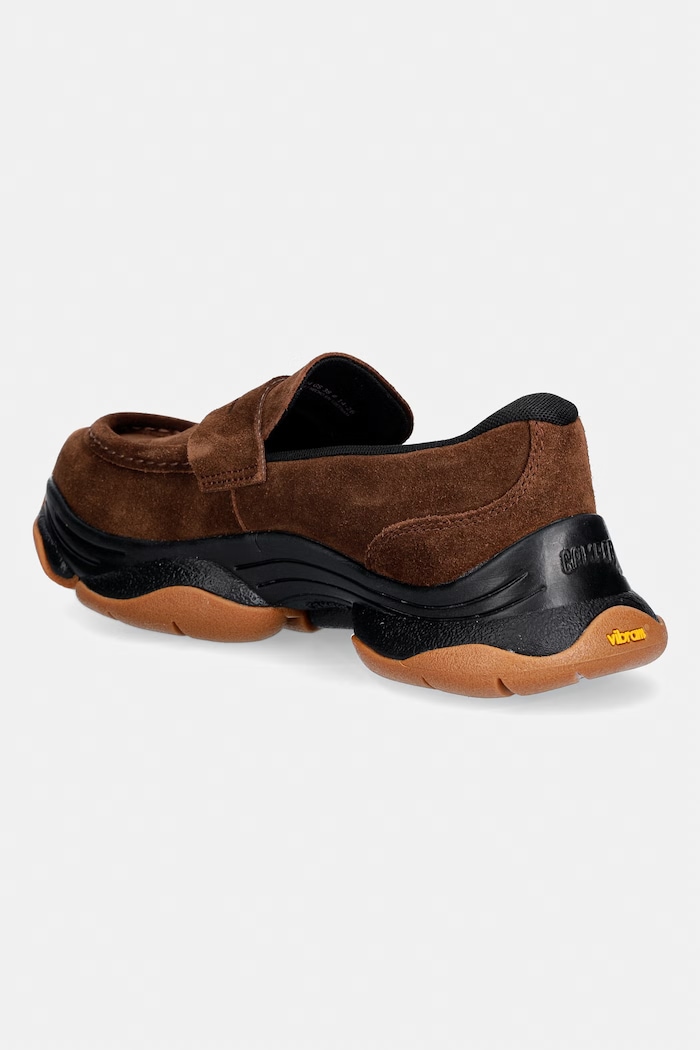 Încălțăminte Camper Mocasini pentru femei din piele întoarsă Karst 2 K201992.004 maro
