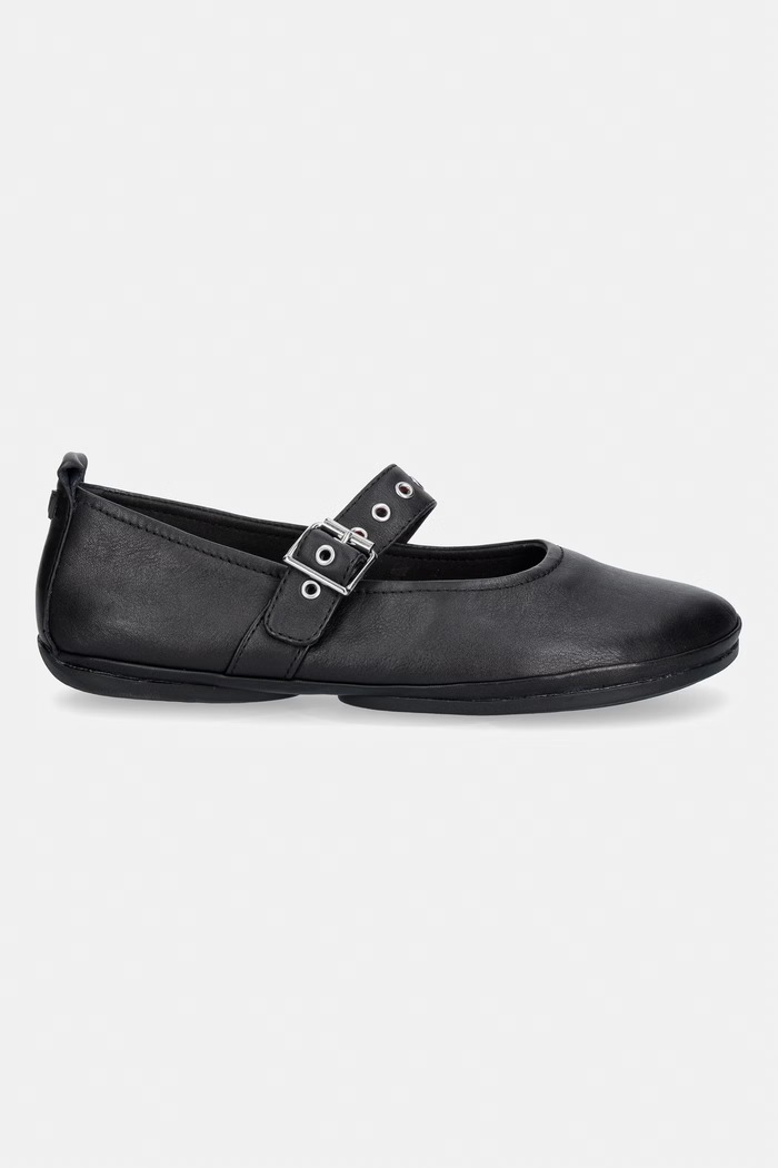 Camper μπαλαρίνες δερμάτινες Right Nina K201962.001 μαύρο AW26