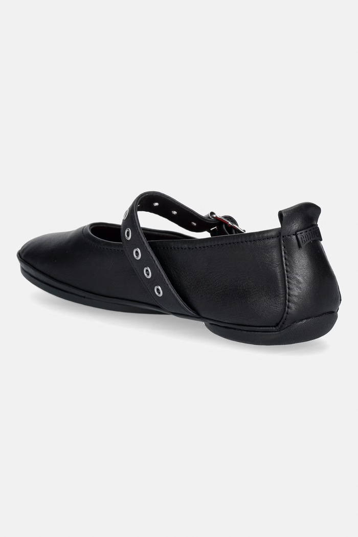 Παπούτσια Camper μπαλαρίνες δερμάτινες Right Nina K201962.001 μαύρο