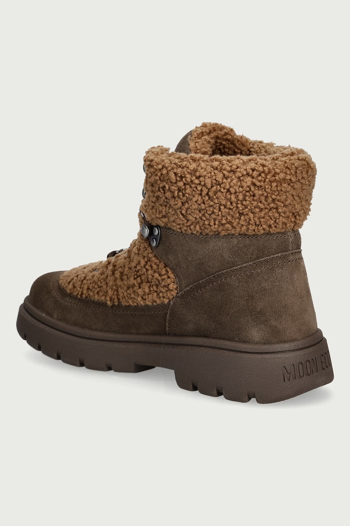 Obuv Moon Boot MB COMBAT BOOT FLEECE snehule dámske 80D2520030.MM20 hnedá