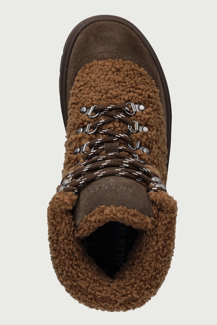 MB COMBAT BOOT FLEECE snehule dámske Moon Boot 80D2520030.MM20 hnedá
