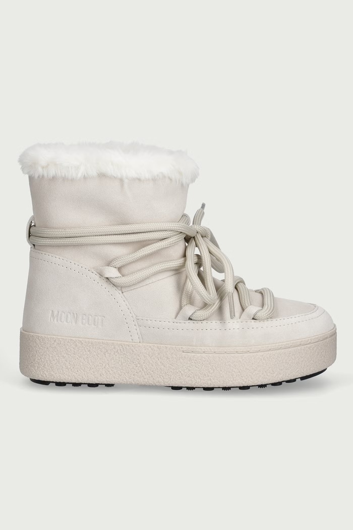 Moon Boot MB LTRACK SOFIA snežni čevlji ženski semišasti 80D2450280.H017 bež AW26