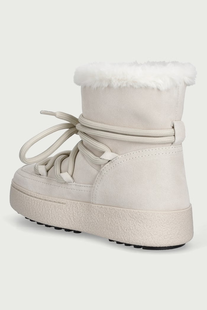 Obutev Moon Boot MB LTRACK SOFIA snežni čevlji ženski semišasti 80D2450280.H017 bež