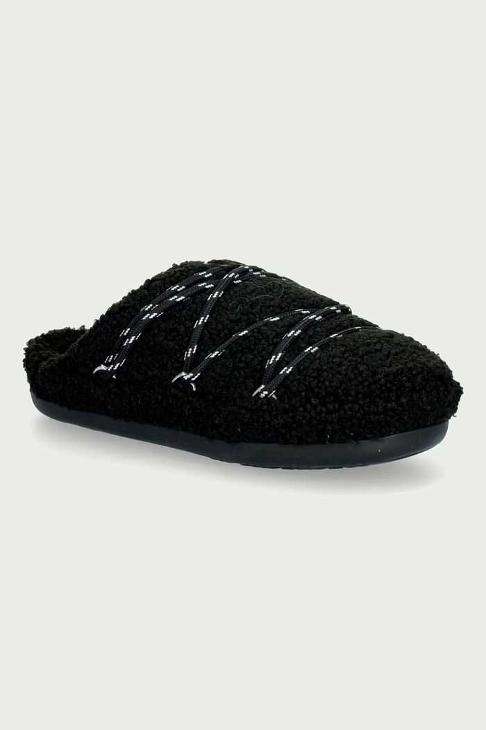 Moon Boot Copati ženski MB TEDDY SLIPPER črna 80D2410040.N001