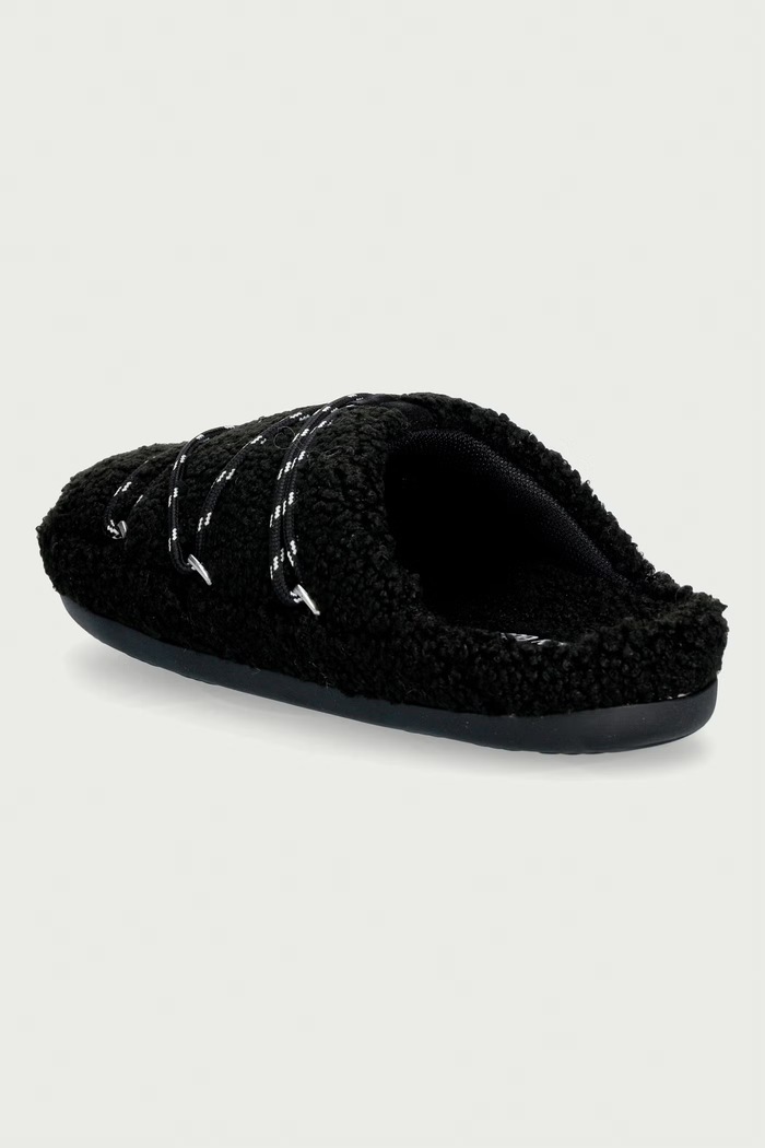 Obutev Moon Boot Copati ženski MB TEDDY SLIPPER 80D2410040.N001 črna