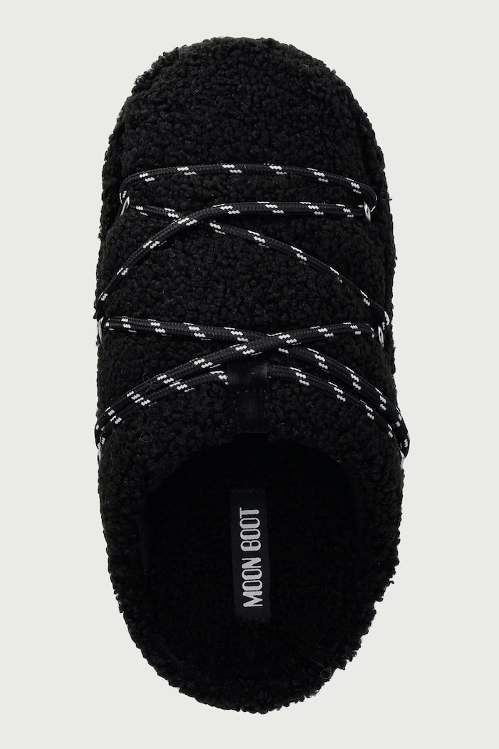 Női papucs MB TEDDY SLIPPER Moon Boot 80D2410040.N001 fekete