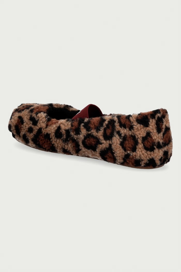 Obuća Moon Boot Balerinke MB FLEECE BALLERINA LEOPARD 80D2400040.MM21 smeđa