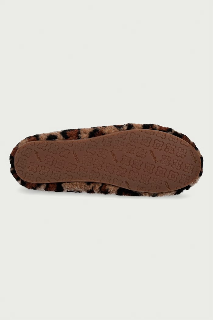 Balerinke MB FLEECE BALLERINA LEOPARD Moon Boot smeđa 80D2400040.MM21