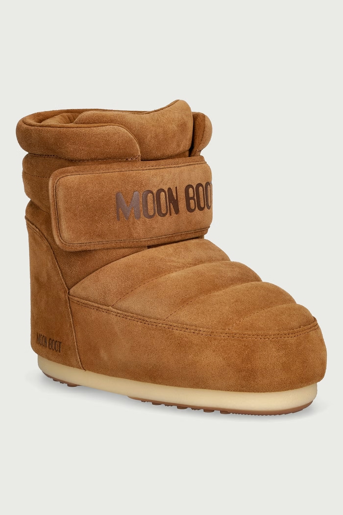 Moon Boot MB ICON STRAP SUEDE zimske čizme za žene od brušene kože smeđa 80D1409980.M008