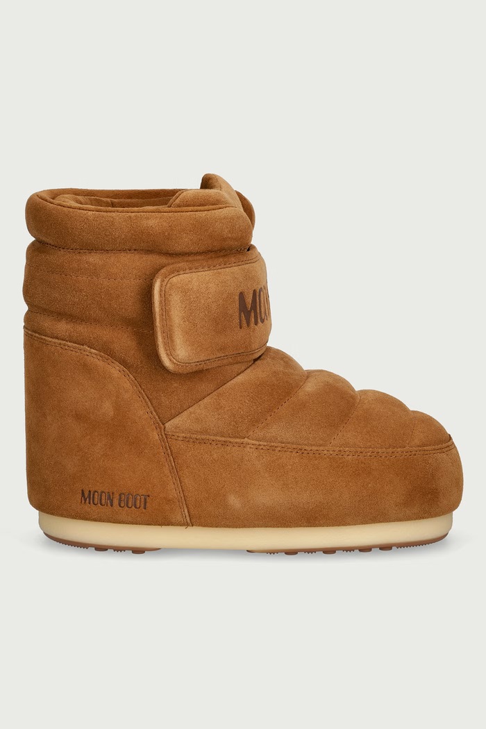 Moon Boot MB ICON STRAP SUEDE zimske čizme za žene od brušene kože 80D1409980.M008 smeđa AW26