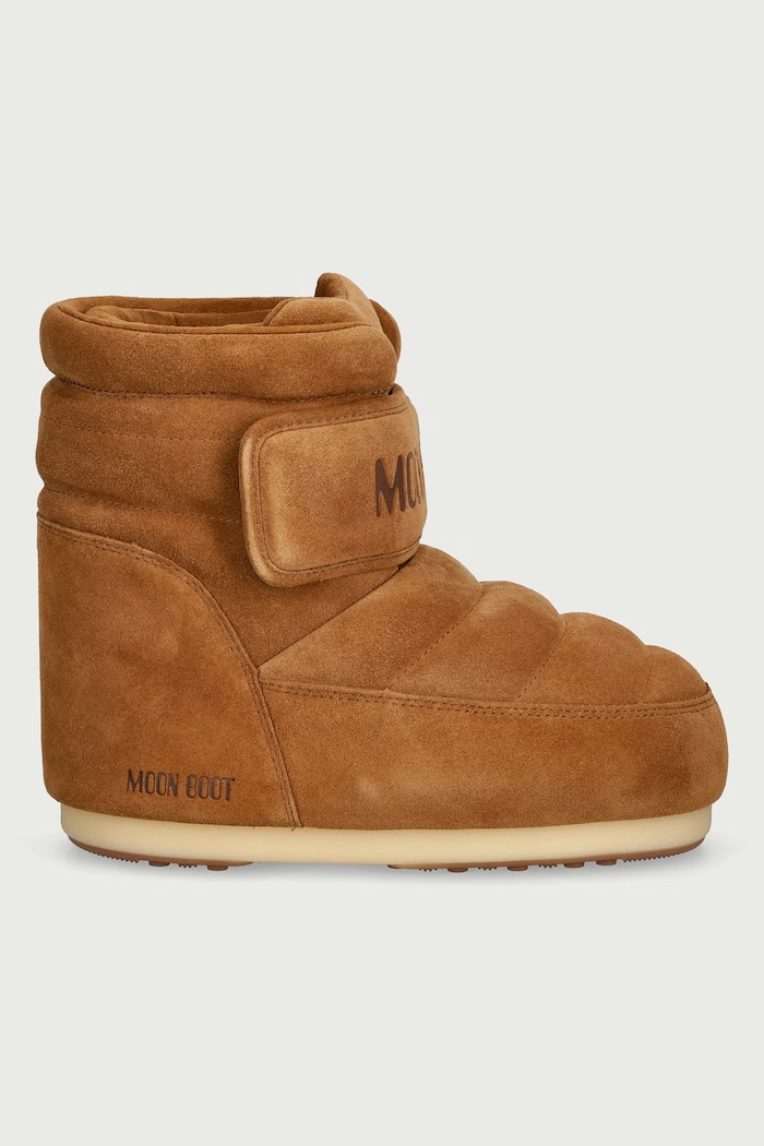 Moon Boot MB ICON STRAP SUEDE zimske čizme za žene od brušene kože 80D1409980.M008 smeđa AW26