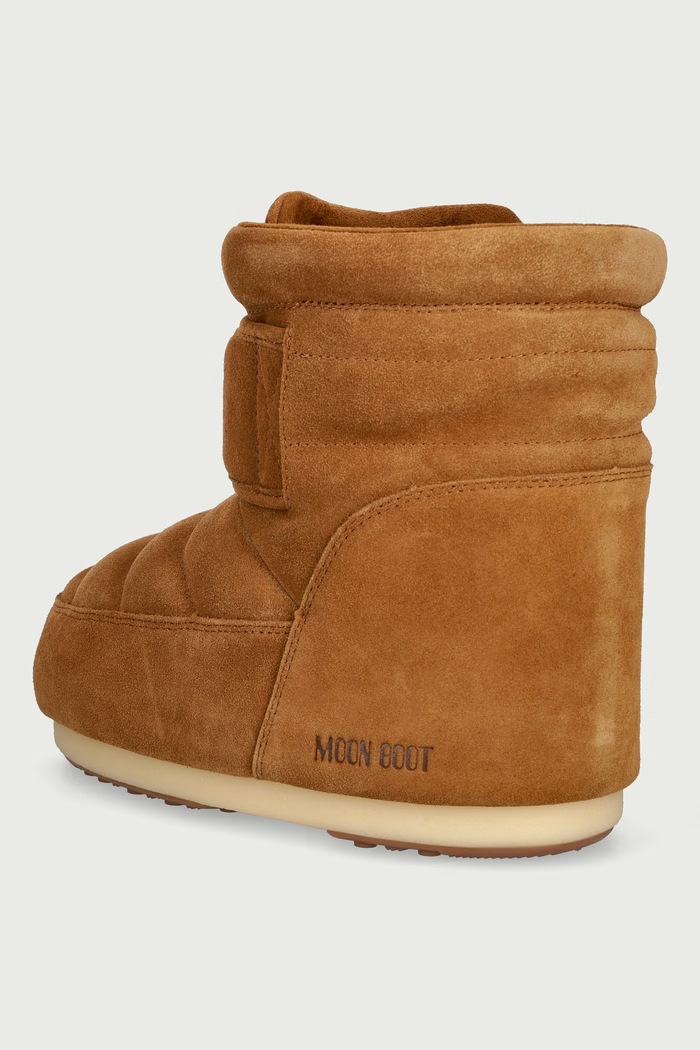 Obuća Moon Boot MB ICON STRAP SUEDE zimske čizme za žene od brušene kože 80D1409980.M008 smeđa