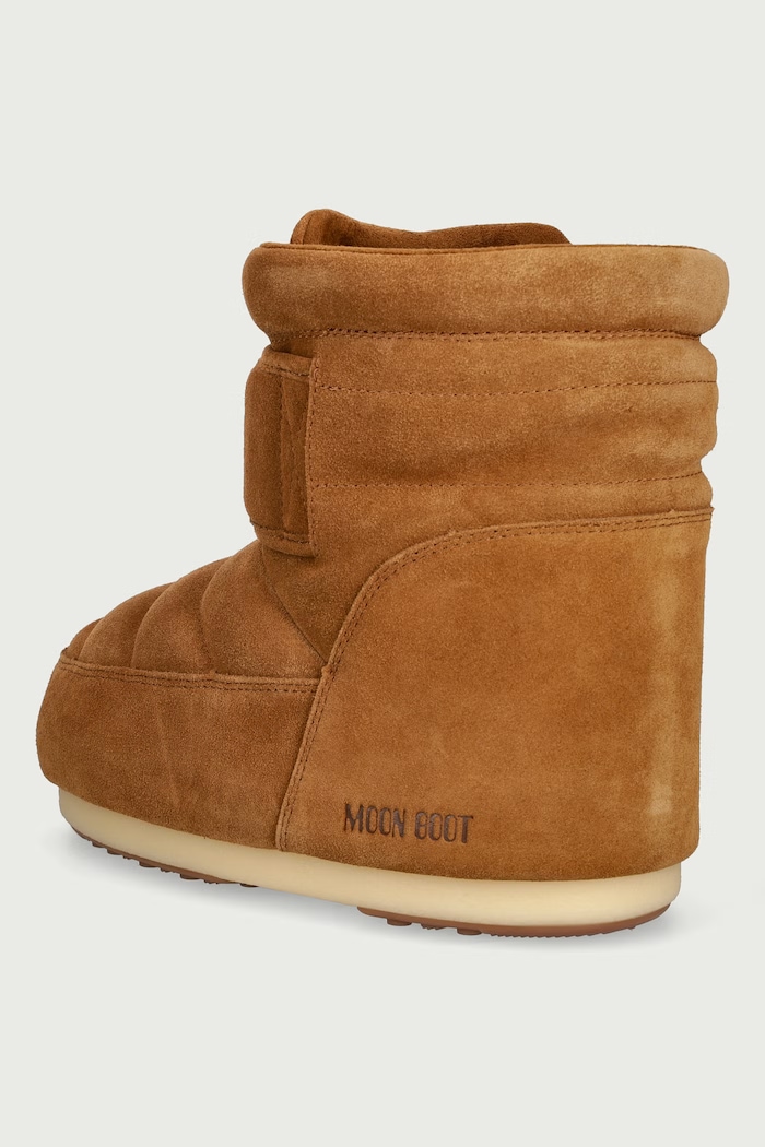 Obuća Moon Boot MB ICON STRAP SUEDE zimske čizme za žene od brušene kože 80D1409980.M008 smeđa