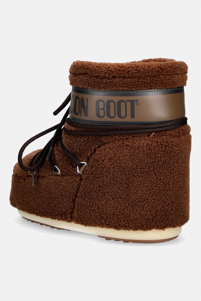 Παπούτσια Moon Boot MB ICON LOW FLEECE μπότες χιονιού Γυναικεία 80D1409700.M004 καφέ