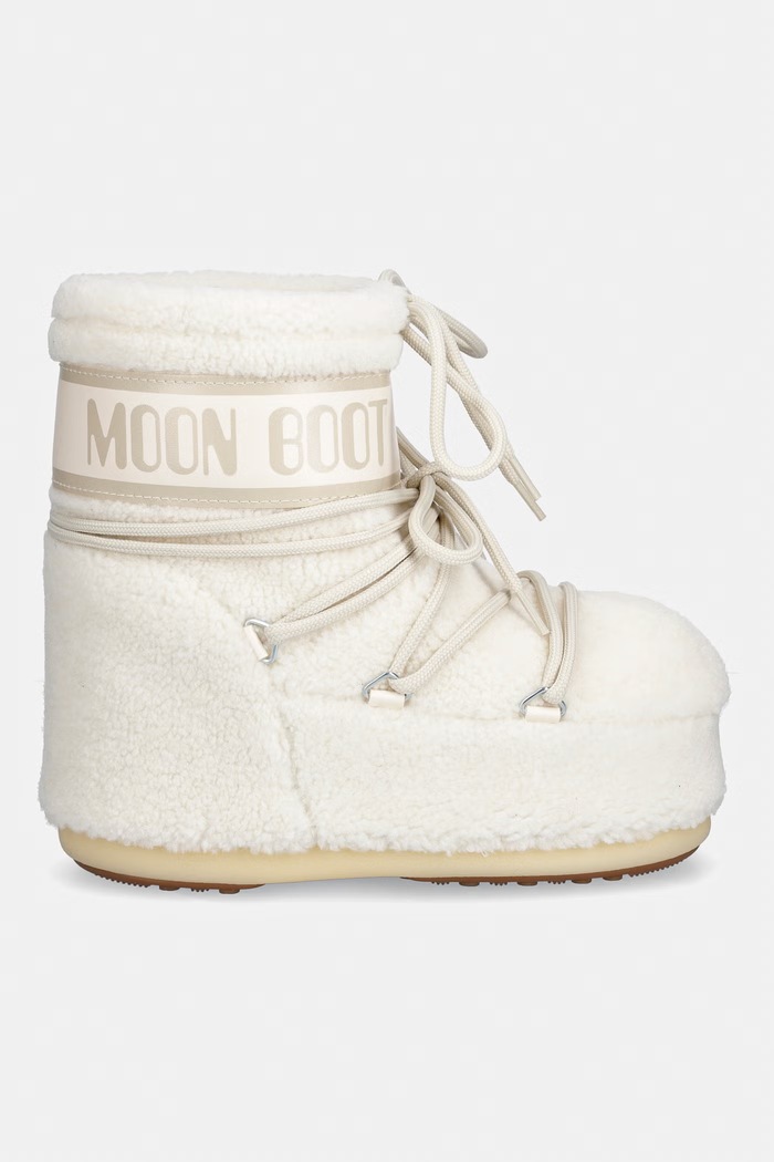 Moon Boot MB ICON LOW FLEECE zimske čizme za žene 80D1409700.H017 bež AW26