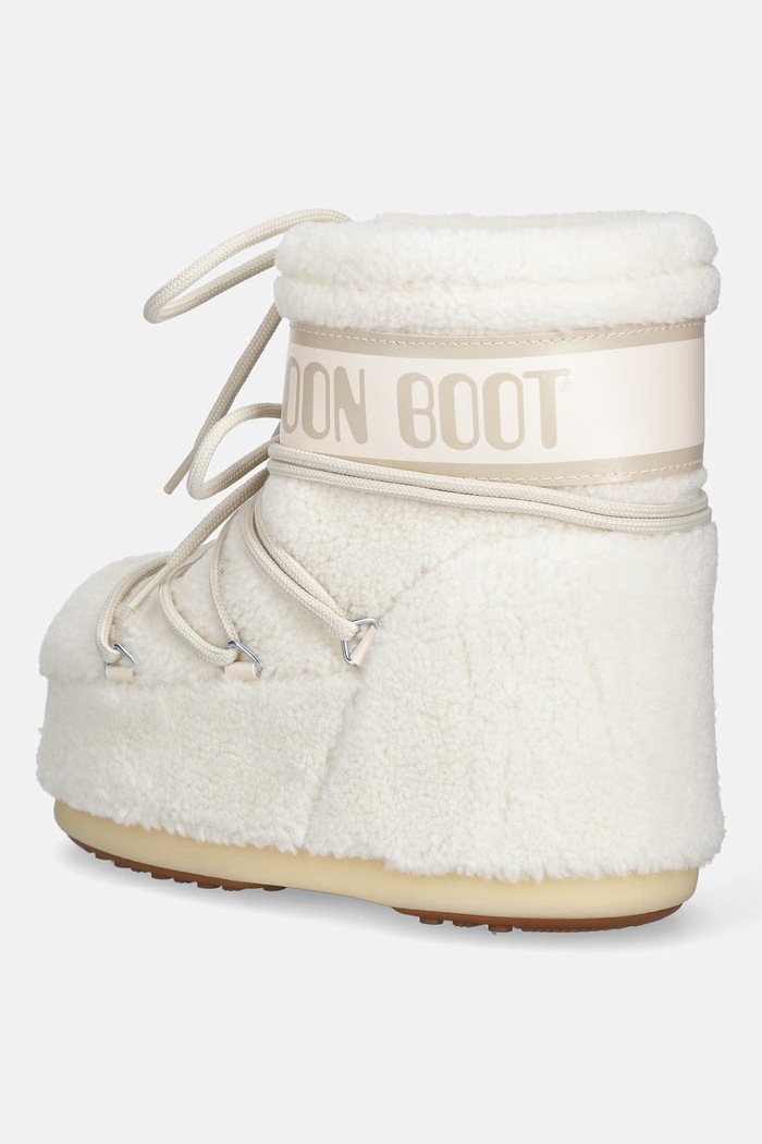 Obuća Moon Boot MB ICON LOW FLEECE zimske čizme za žene 80D1409700.H017 bež