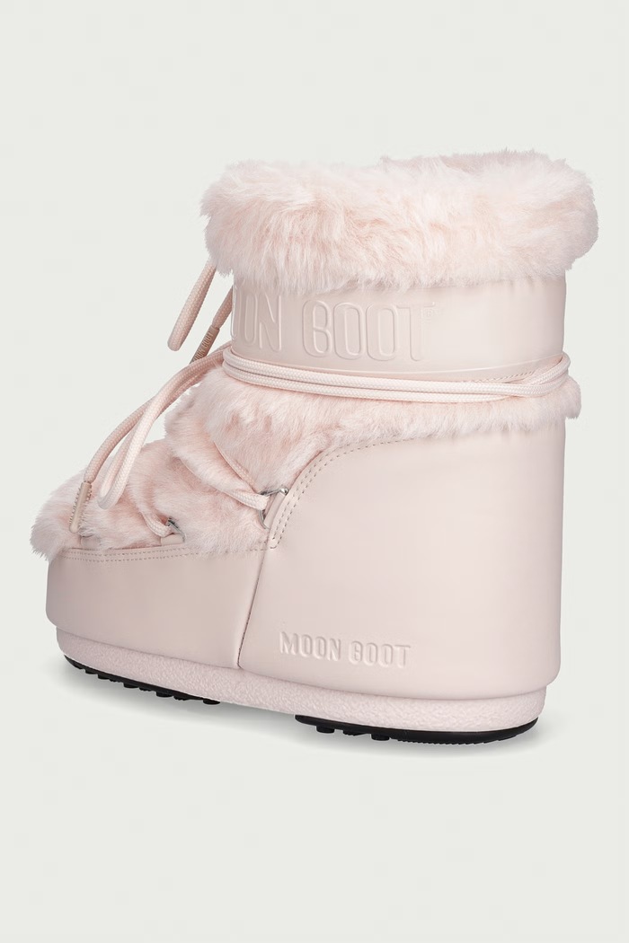 Παπούτσια Moon Boot MB ICON LOW FAUX FUR μπότες χιονιού Γυναικεία 80D1409390.J042 ροζ