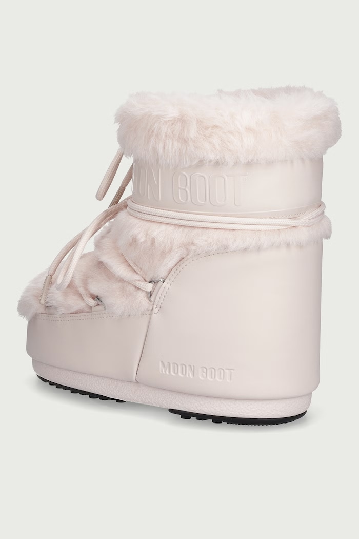 Obuv Moon Boot MB ICON LOW FAUX FUR snehule dámske 80D1409390.J042 ružová