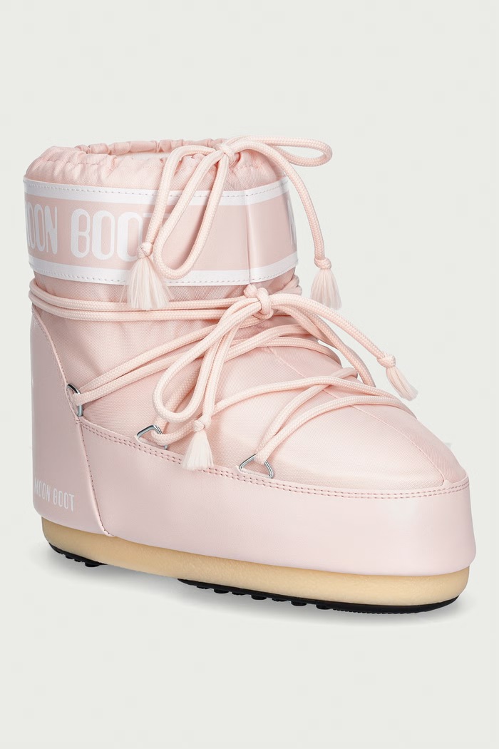 Moon Boot MB ICON LOW NYLON stivali da neve da donna rosa 80D1409340.J042