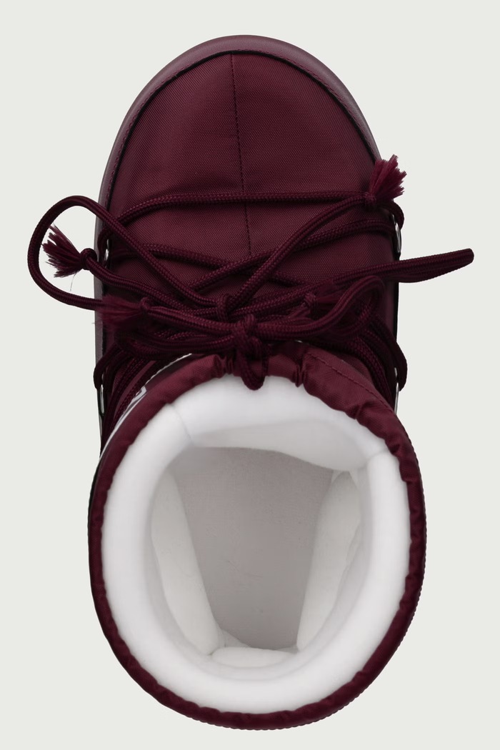 MB ICON LOW NYLON snehule dámske Moon Boot 80D1409340.D013 burgundské