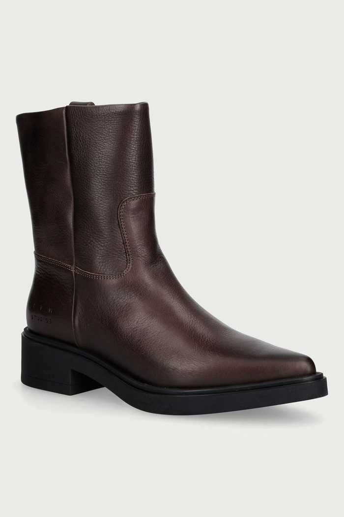 Copenhagen Μπότες μέχρι τον αστράγαλο Γυναικεία grainy leather καφέ CPH302.brown