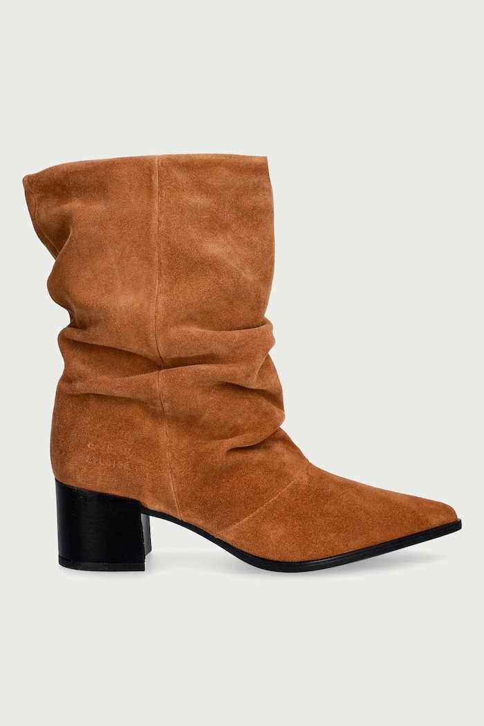 Copenhagen боти дамски от велур CPH292.brown кафяв AW26