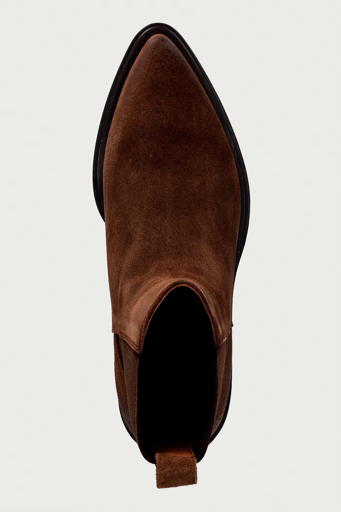 Copenhagen μπότες τσέλσι γυναικείες σουέτ vintage suede καφέ CPH301.mokka