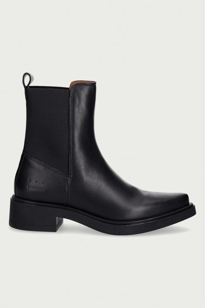 Copenhagen μπότες τσέλσι γυναικείες δερμάτινες CPH301.black μαύρο AW26